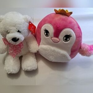NWT Valentine's Bear & Squishmallow